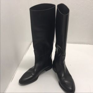 Stuart Weitzman Black Leather Boots
